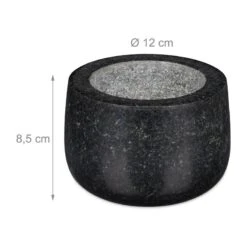 Mortier En Granit Avec Pilon 12 Cm -GourmetHome Soldes Magasin 4a34c1973ee64e4aa4274ff45ecf3483