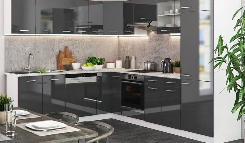 Meuble Bas R-Line 40cm Anthracite 2 Meuble Bas R-Line 40cm Anthracite – Image 2