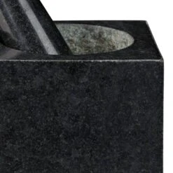 Mortier Carré En Granit Avec Pilon -GourmetHome Soldes Magasin 4c6eedf321d342e0968362f04fa9dfec