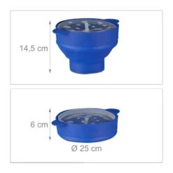 Bol à Pop-corn Micro-ondes En Lot De 2 -GourmetHome Soldes Magasin 4d219ff637364a188d017833b09b1187