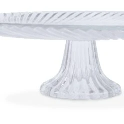 Plat à Gâteau En Verre Sur Pied -GourmetHome Soldes Magasin 4d698e4a3b484aac89d08de30e603f6e