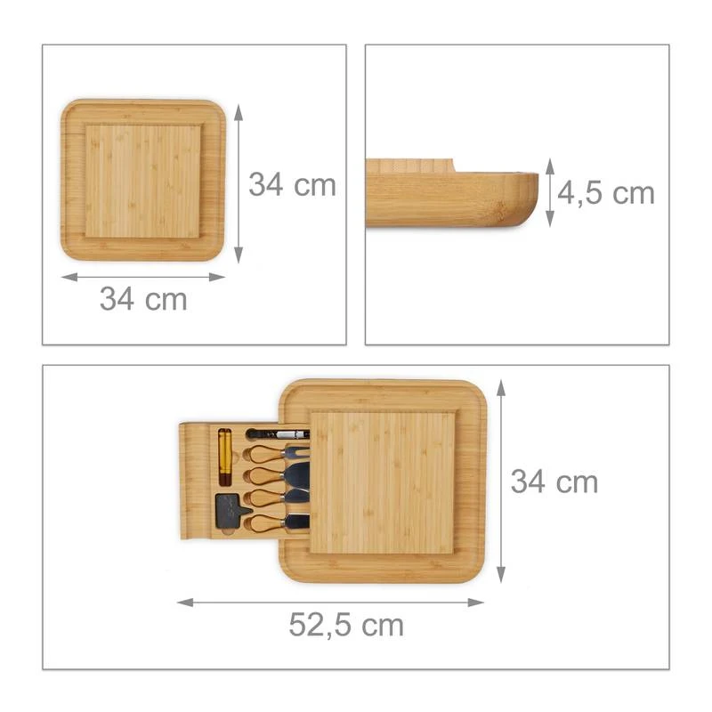 Plateau Fromage Bambou 10 Accessoires 8 Plateau Fromage Bambou 10 Accessoires – Image 8