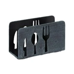 Porte Serviettes De Table Fonte Fer X2 -GourmetHome Soldes Magasin 51ea991046e84646afa3486e61cf7234