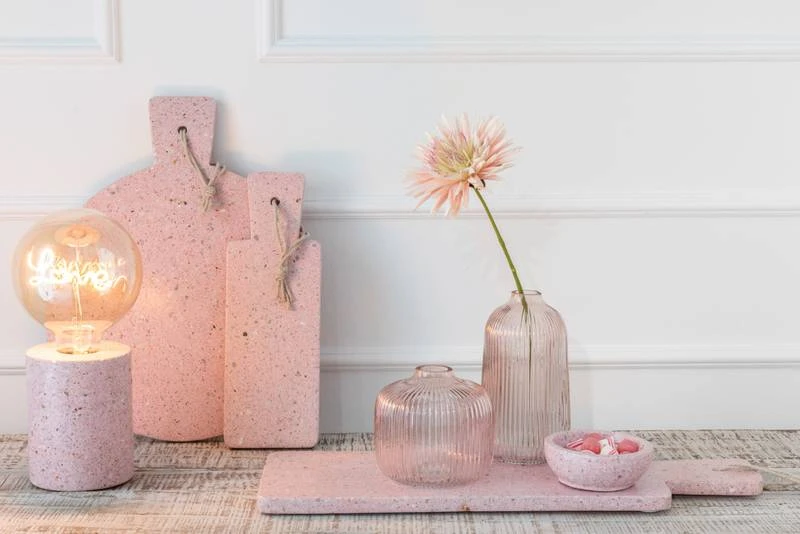 Planche Rond Terrazzo Rose 38 Cm 2 Planche Rond Terrazzo Rose 38 Cm – Image 2