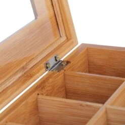 Boîte à Thé Bambou 24 Compartiments -GourmetHome Soldes Magasin 53a46948316a4c1d8fac35d05f4463b8