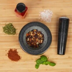 Mortier En Granit Avec Pilon 12 Cm -GourmetHome Soldes Magasin 5448aacf1b14461ca738c46da13b8dc3