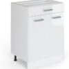 Meuble Bas R-Line 60cm Blanc Brillant