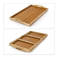 4 Plateaux De Lit Pliables En Bambou -GourmetHome Soldes Magasin 5a85bd16f58d476f8b6c3e818e4662bd