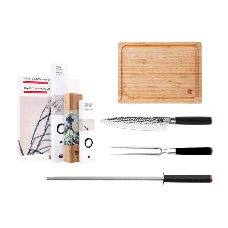 Set BBQ Deluxe Couteaux Pakka 3 Set BBQ Deluxe Couteaux Pakka – Image 3