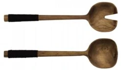 Couverts à Salade Wood