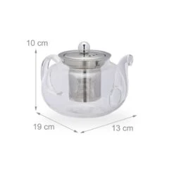 Théière Avec Filtre Intégré 600 Ml -GourmetHome Soldes Magasin 60cdeaf74eaf4056805bb8ea81875976