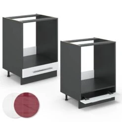 Meuble Bas Four Fame Bordeaux -GourmetHome Soldes Magasin 61116435d2cb48b1bbed4361eee9d379