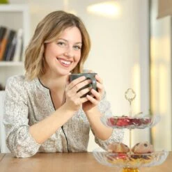 Serviteur Fruits En Verre Avec 2 étages -GourmetHome Soldes Magasin 6200e835c4794ba39738980b7da2dca8