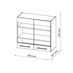 Meuble Haut Vitré Fame Blanc 10 Meuble Haut Vitré Fame Blanc -GourmetHome Soldes Magasin 6229ef7030b241329c9e6ef842da6f5d 1