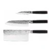 Set Asiatique 3 Couteaux Pakka