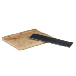 Planche à Découper En Bambou Ardoise -GourmetHome Soldes Magasin 6d0257efa9184fc6aa446667e699b8de