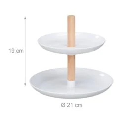 Serviteur à Gâteaux En Plastique & Bois 15 Serviteur à Gâteaux En Plastique & Bois -GourmetHome Soldes Magasin 7364784ce4084de4a4dbacc1dd99e4a8