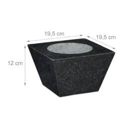 Mortier Carré Et Pilon En Granit -GourmetHome Soldes Magasin 768850f501b840489b2a9903ec13cc72