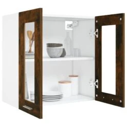 VIDAXL Armoire Vitrée Suspendue -GourmetHome Soldes Magasin 78aabb43e5e24636a3923764441bcd8c