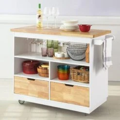 Desserte Roulante FKW107-WN -GourmetHome Soldes Magasin 7abc588709204df98cd4b25b91b3e945