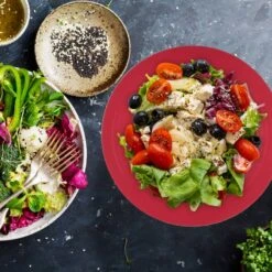 Saladier Vert-doré En Lot De 4 -GourmetHome Soldes Magasin 7e51a9ffda294f57a6d7cb558904b629