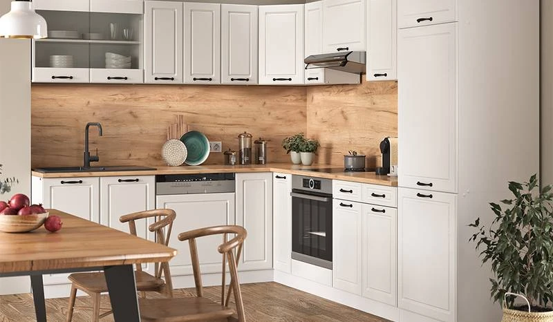 Meuble Bas Four R-Line Style Rustique 2 Meuble Bas Four R-Line Style Rustique – Image 2