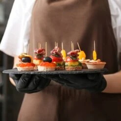 Plateau Ardoise Lot De 6 Rond -GourmetHome Soldes Magasin 8a1a56c84d5a465593f8d5bd650c97ac