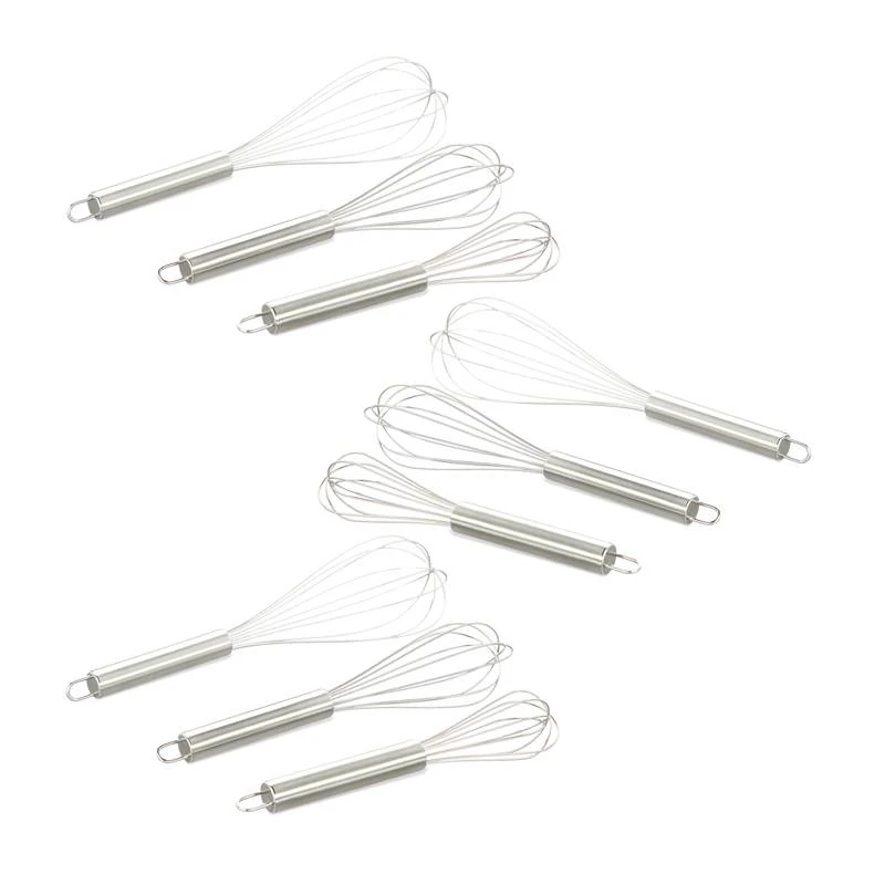 Lot De 9 Fouets De Cuisine En Inox 1 Lot De 9 Fouets De Cuisine En Inox