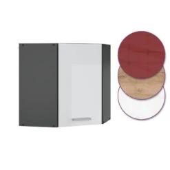 Meuble Haut D'angle R-Line 57cm Bordeaux -GourmetHome Soldes Magasin 8bfa0d2e88d04fc4bbbe3174fad6e12f