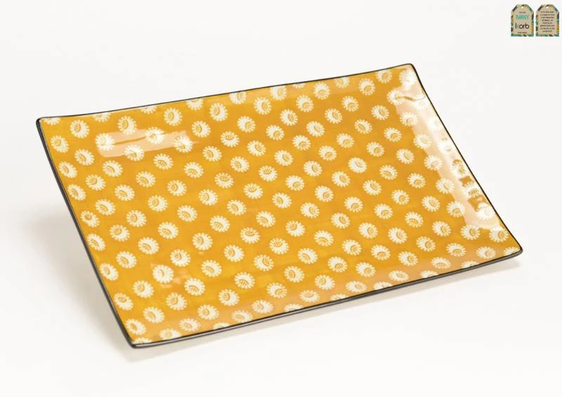 Amadeus Plat Rectangulaire Imany 2 En Grés 1 Amadeus Plat Rectangulaire Imany 2 En Grés