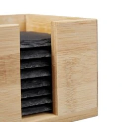 Lot De 32 Dessous De Verre Ardoise -GourmetHome Soldes Magasin 9ab6f8f6fb5a4b78aecad559899b00fa