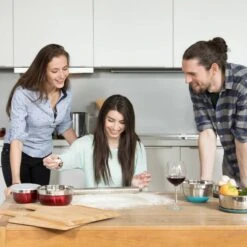 Bol Mélangeur Lot De 3 Saladiers Inox -GourmetHome Soldes Magasin a056628bb50b4af9913683242591491e