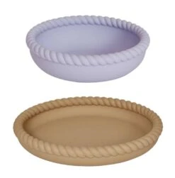 Assiette Et Bol Violet