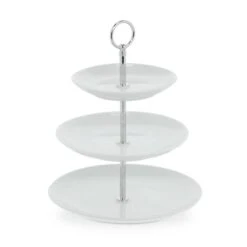 Présentoir à Gâteau Porcelaine -GourmetHome Soldes Magasin a4c3f89e2db74709b5c489a35ee96f8d