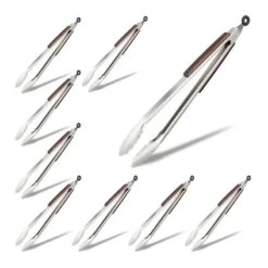 Pince à Barbecue 38 Cm En Lot De 9