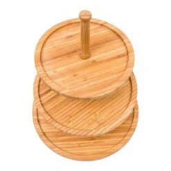 Présentoir 3 étages Étagère Bambou -GourmetHome Soldes Magasin a7b3757f412f438d8054647efec96935