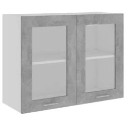VIDAXL Armoire En Verre Suspendue -GourmetHome Soldes Magasin a859cf45326f457fb5618c6ff500cd93