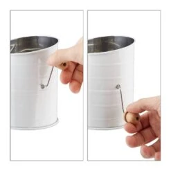 2x Passoires à Farine Avec Manivelle -GourmetHome Soldes Magasin a88f3a5eba964c448a843df34c588f9c