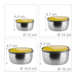 Lot De 4 Bols Avec Couvercle -GourmetHome Soldes Magasin ac52e6a4fa4940009115dceb3c9cd6b5