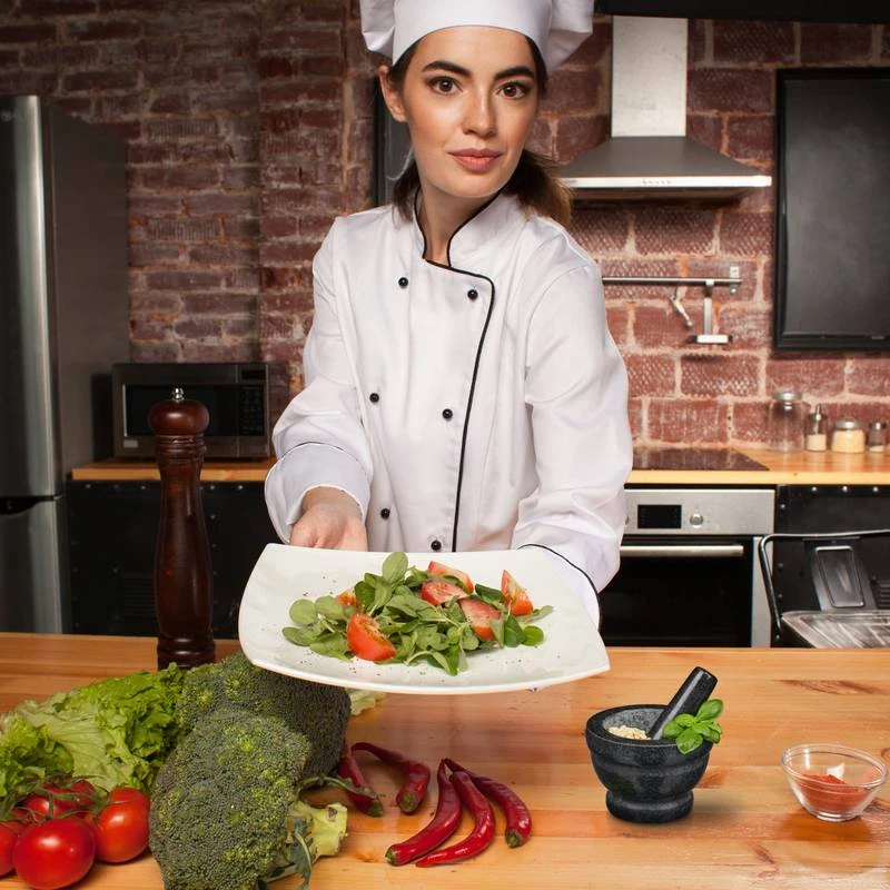 Mortier En Granit Avec Pilon XL 2 Mortier En Granit Avec Pilon XL – Image 2