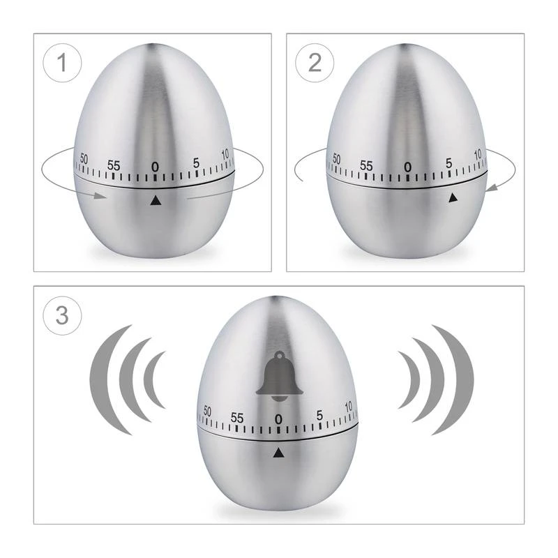 Minuteur De Cuisine En Inox 5 Minuteur De Cuisine En Inox – Image 5