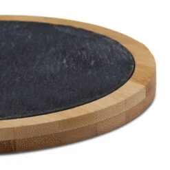 Plateau Rond De Service Bambou Ardoise 6 Plateau Rond De Service Bambou Ardoise -GourmetHome Soldes Magasin b21430a020304d9e9abd7228397c1f00