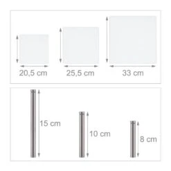 Lot De 3 Plateaux Empilables -GourmetHome Soldes Magasin b40911033d4e45fbbd4f2c15bd87b322