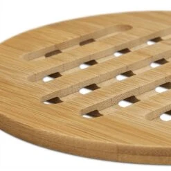 Dessous De Plat Ronds Bambou Lot De 4 -GourmetHome Soldes Magasin b66f1e47d7af460aa787b5a1531789cd