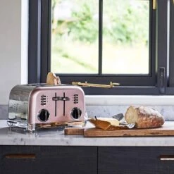 Cuisinart Toaster Vintage 4 Tranches Rose -GourmetHome Soldes Magasin bb1f286f0dbc4844b0cb5a4a9d4b882c