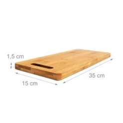 Lot De 4 Planches à Découper Bambou -GourmetHome Soldes Magasin bf356f4d77ea48769953e0c9524e42a7