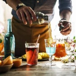 Lot De 4 Kits Cocktail 5 Pièces Inox Bar -GourmetHome Soldes Magasin bf8d0de8008d4a128b205457c10356f3