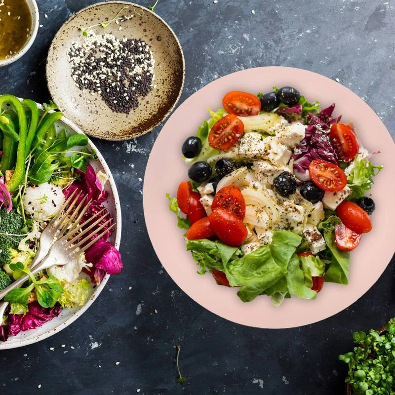 Saladier Rouge-doré En Lot De 3 9 Saladier Rouge-doré En Lot De 3 – Image 9