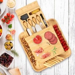 Plateau Fromage Bambou 10 Accessoires 11 Plateau Fromage Bambou 10 Accessoires -GourmetHome Soldes Magasin c47c589bd9074169ab8739d8c85be89e