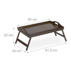 2x Tablettes De Lit Bambou Marron Foncé -GourmetHome Soldes Magasin c4f515582c4540f2a2c872f5c8de9071